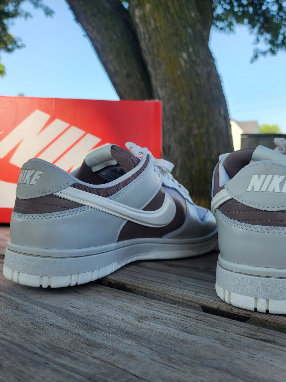 Nike Dunk Low Men's Sneakers with GORE-TEX in Bone and Mink Brown size 11.5